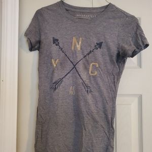 Aero NYC, gray, small tshirt